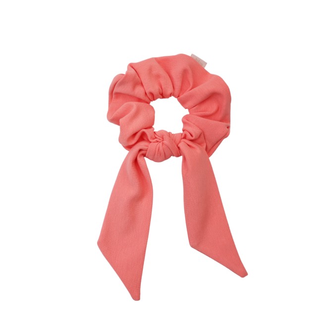 Scrunchie with tail PAPAYA